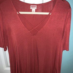 Criss Cross Front Shirt